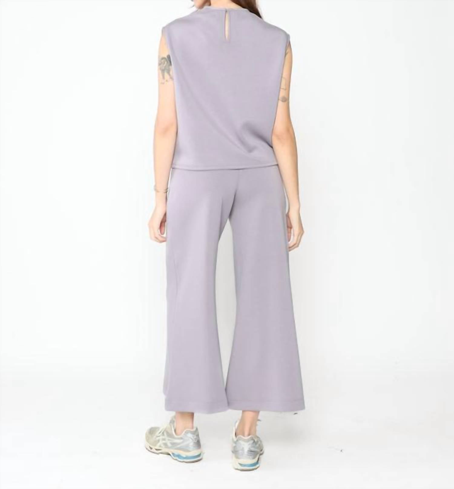 Ripley Rader - Scuba Cropped Wide Leg Pants