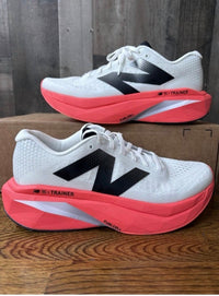 New Balance Women's Supercomp Trainer v3 Shoe in white red - women's shoe