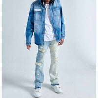 Gala - MEN'S MENTIROSA BUTTON UP DENIM JACKET