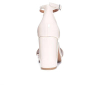 Chinese Laundry - Women's Teri Vegan Leather Dress Chunky Heels