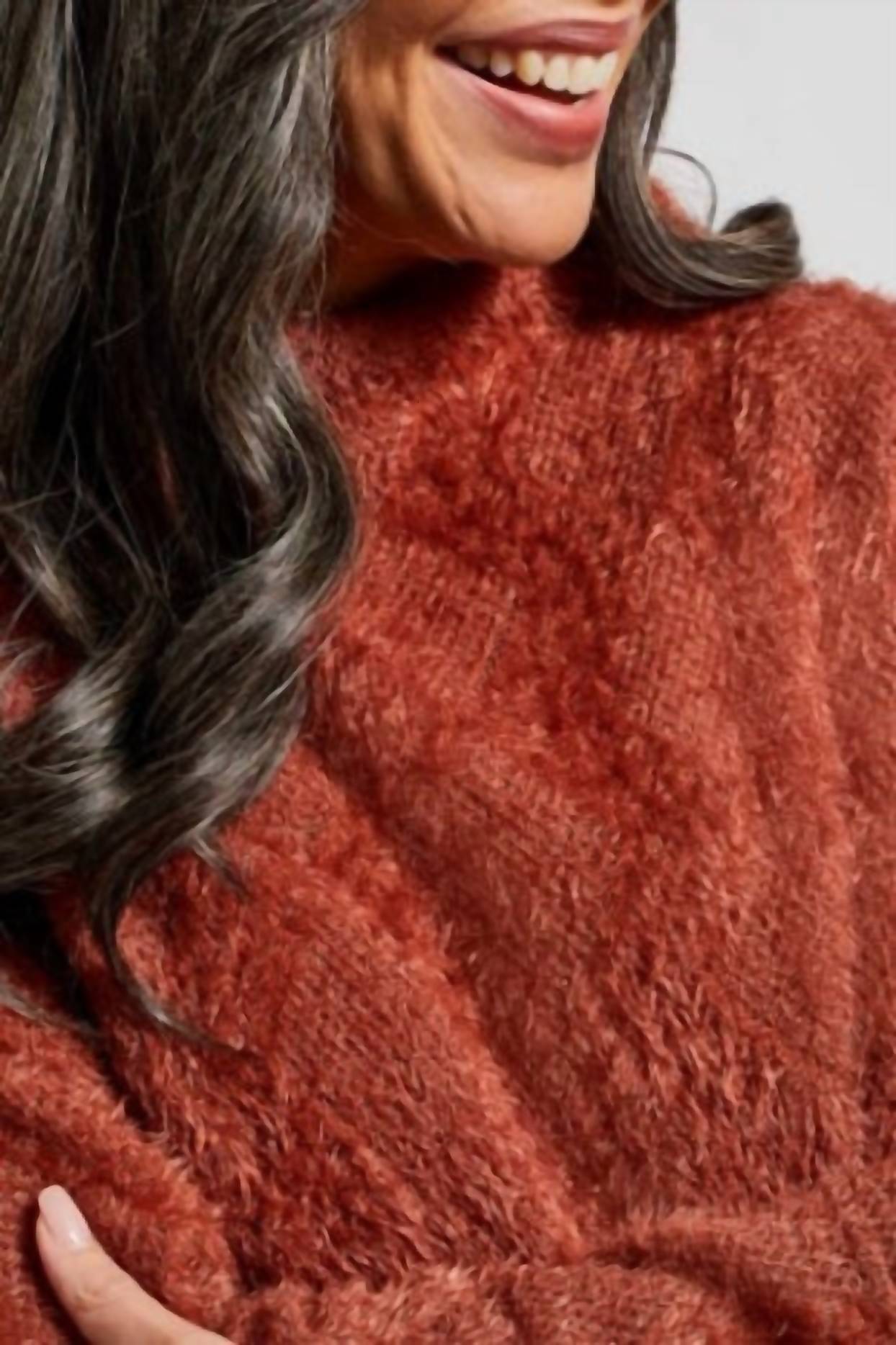 Tribalbyn - Funnel Neck Top Sweater