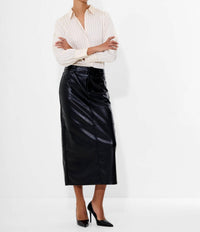 French Connection - Satin Pinstripe Blouse