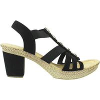 Rieker - Women's Rabea 60 High Heel Sandal