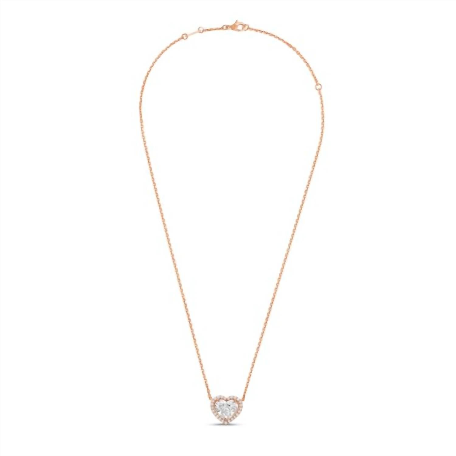 Diana M Jewels - Women's Heart Lab-Grown Diamond Pendant Necklace (4.00 Ct) - Signature Plus