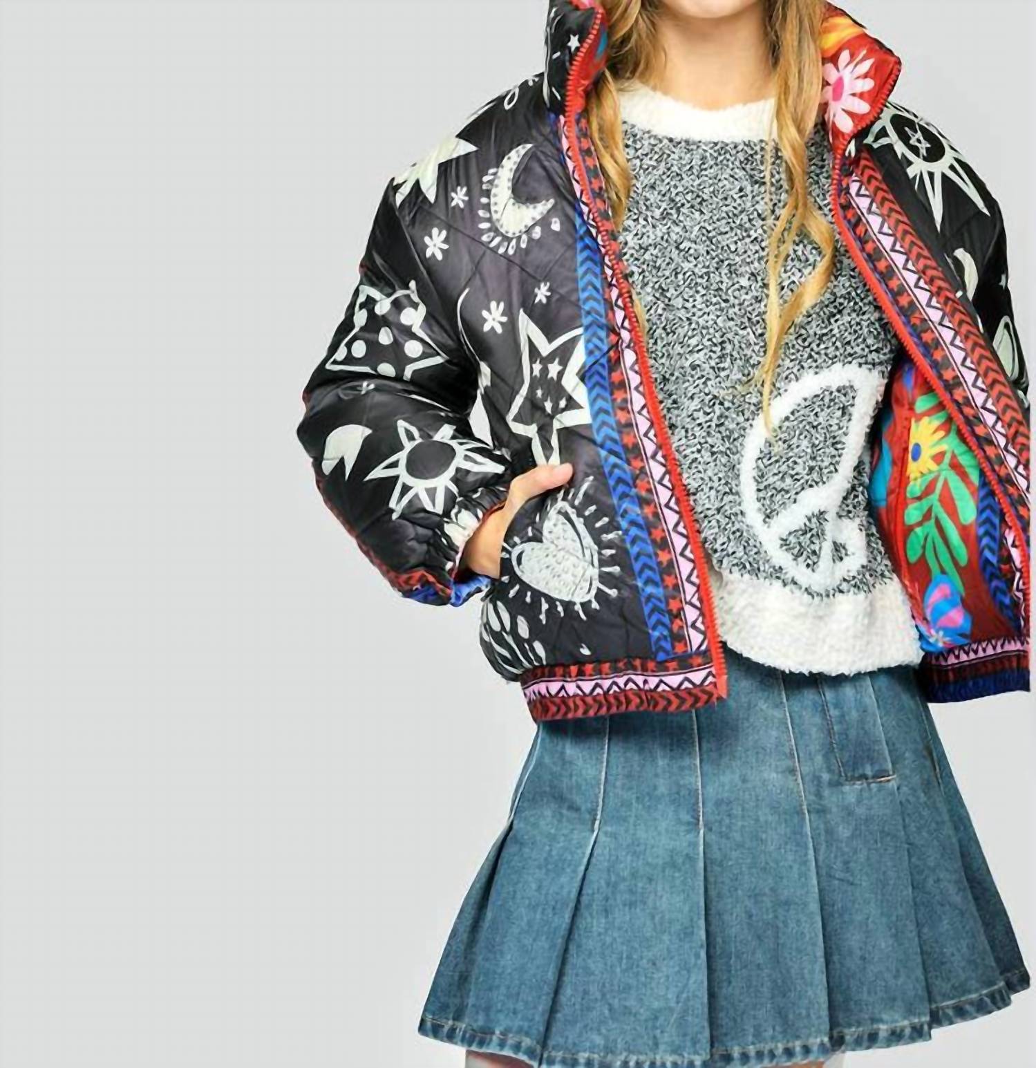 Hannah Banana - Reversible Puffer Jacket