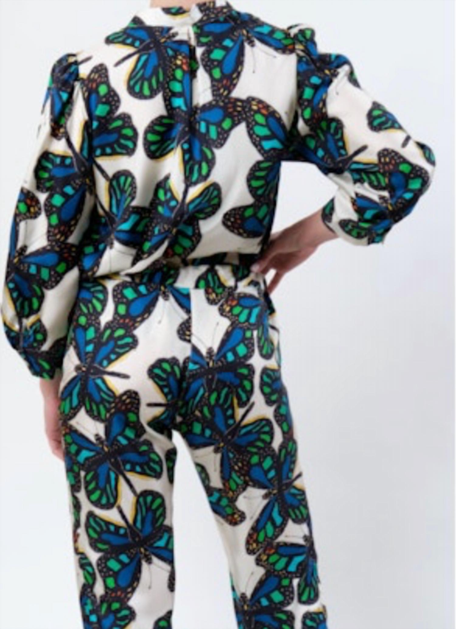 La Prestic Ouiston - Monette Butterfly Long Sleeve Shirt