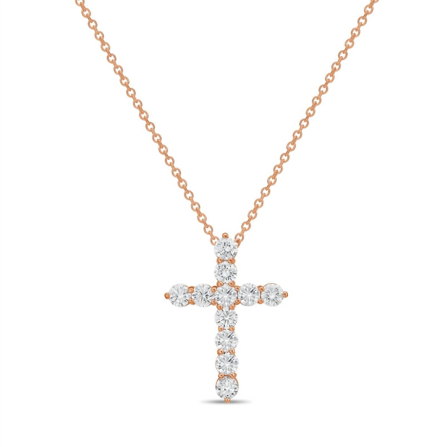 Diana M Jewels - Women's Round Lab-Grown Diamond Pendant Necklace (6.00 Ct) - Elegant