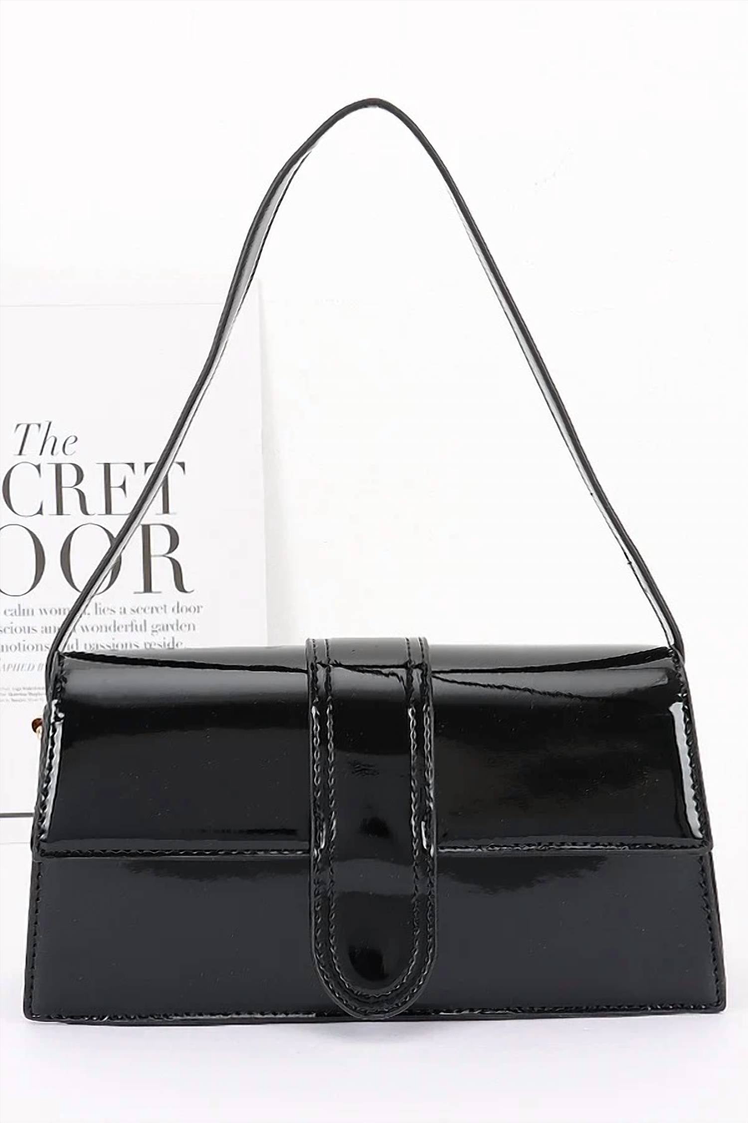 H&D Accessories - Women's Patent Shoulder Bag