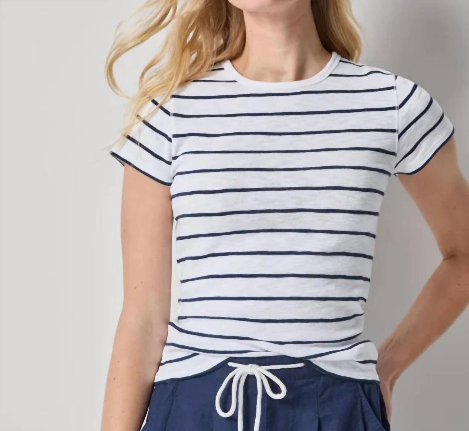 Lilla P - Stripe Crewneck Tee