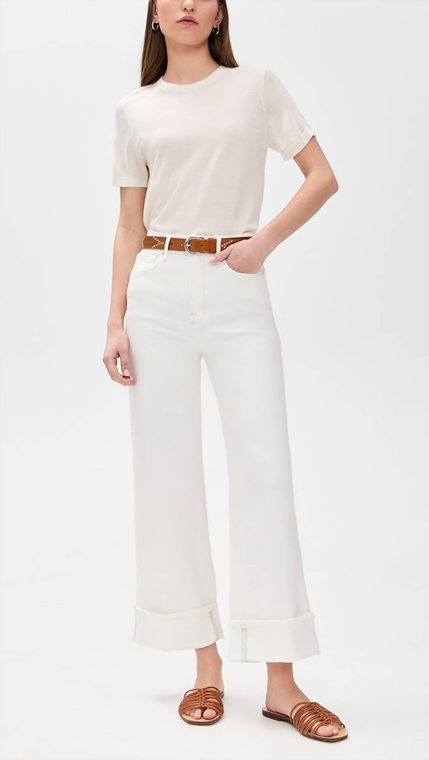 Good American - Soft Tech Good Skate Wide Jeans