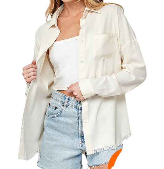 Lime N Chili - Linen Shirt - Plus