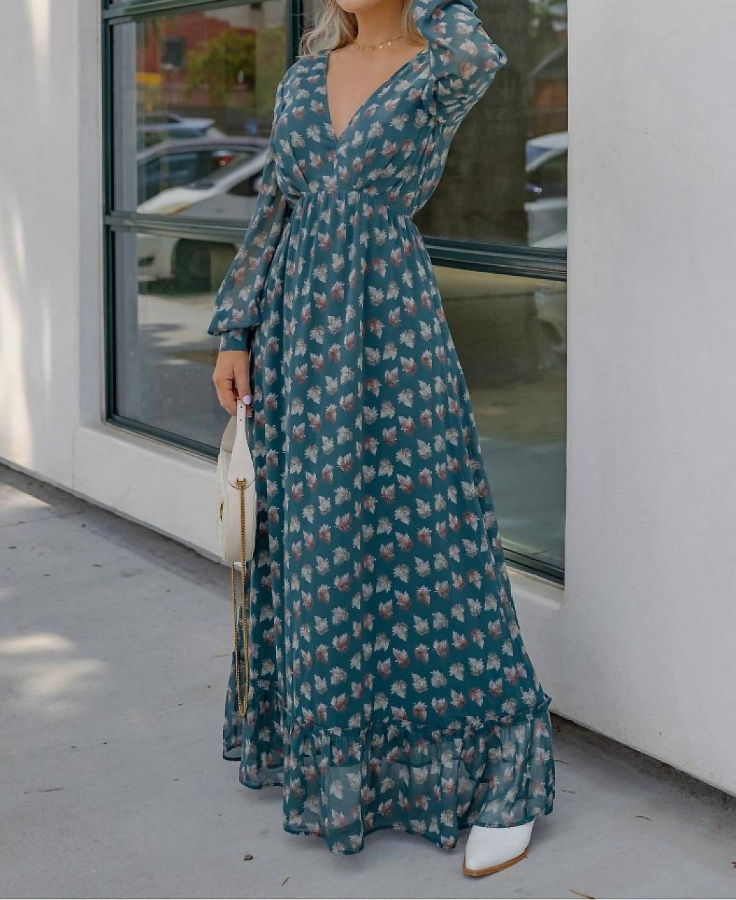 Rokoko - Floral Print Maxi Dress