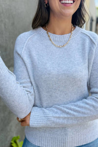 Pure Amici - Marl Crew Top