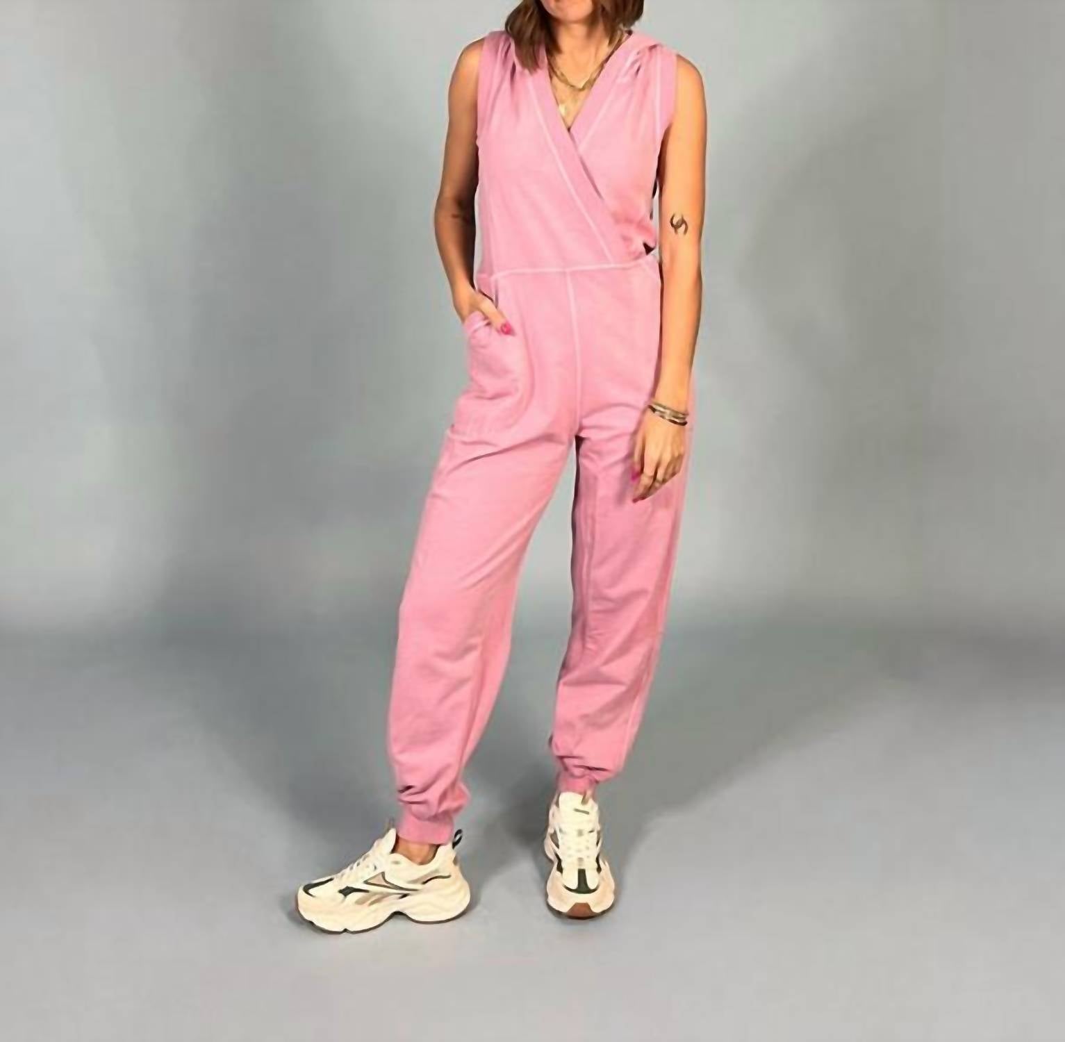 Fate - Hoodie Sliced Front Jumpsuit