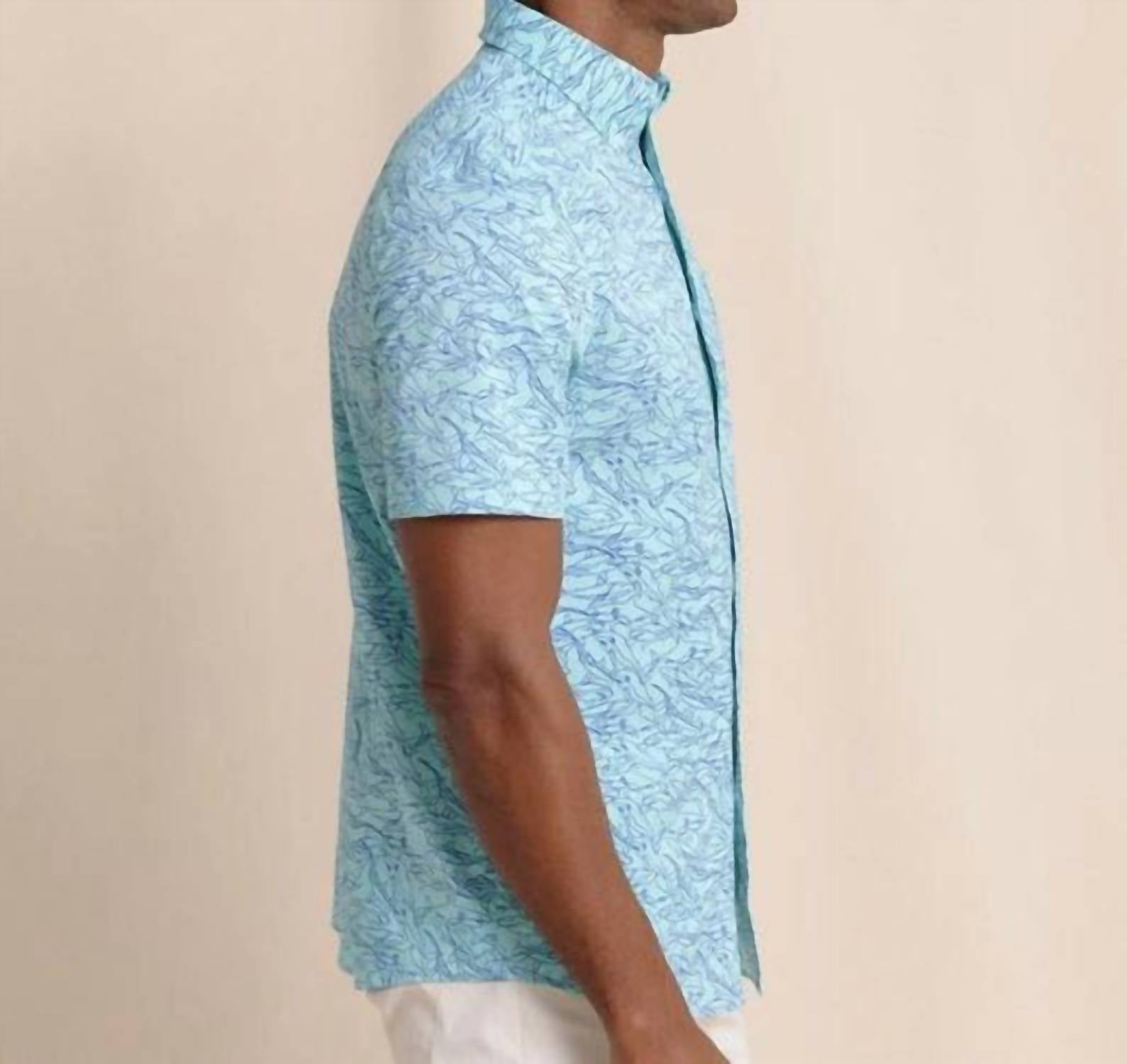 Southern Tide - Shark Bait brrr Intercoastal Short Sleeve Sport Shirt