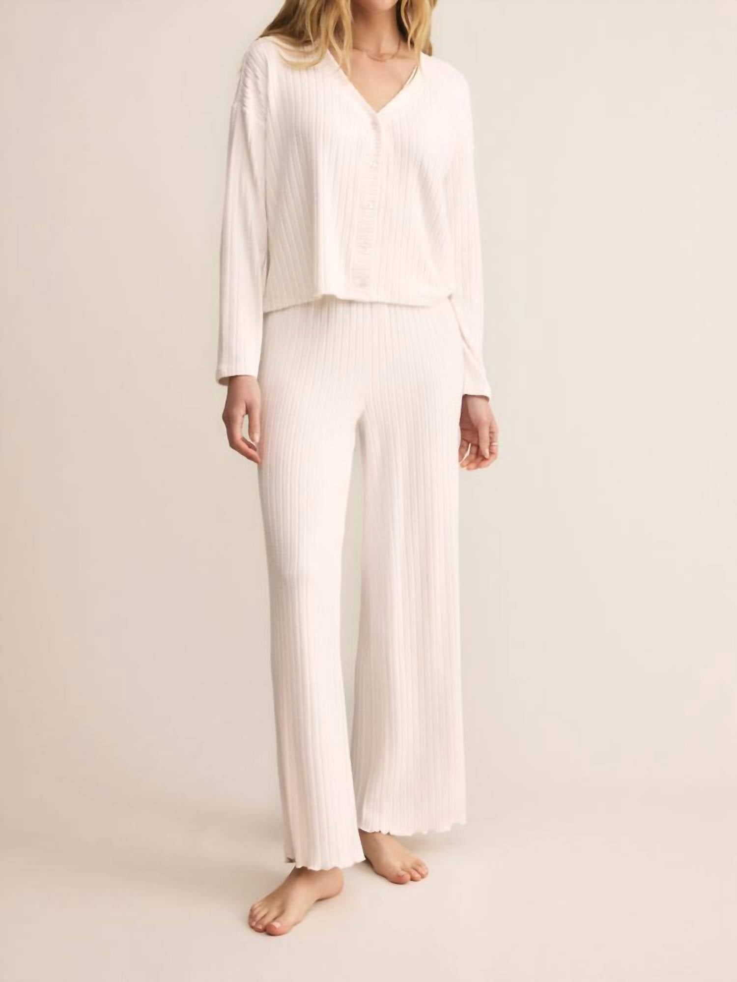 Z Supply - Dawn Smocked Rib Pant