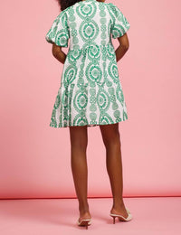 Skies Are Blue - Nova Embroidered Mini Dress