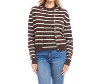 Karen Kane - Simone Stripe Cardigan Sweater