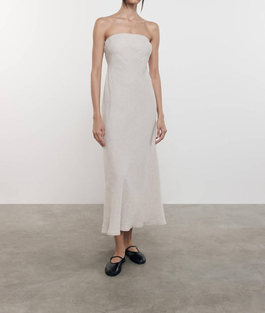 Enza Costa - LINEN BIAS DRESS