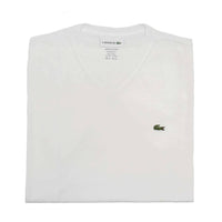 Lacoste - Men's Standard Short Sleeve Pima V-neck Tee