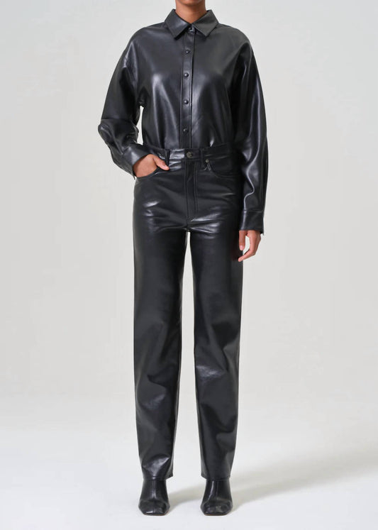 Agolde - 90's Pinch Waist Leather Jean