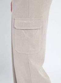 Lysse - Women's Callie Patent Foil Vegan Suede Cargo Pant