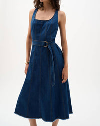 Joseph Ribkoff - Fit and Flare Dress with Sash