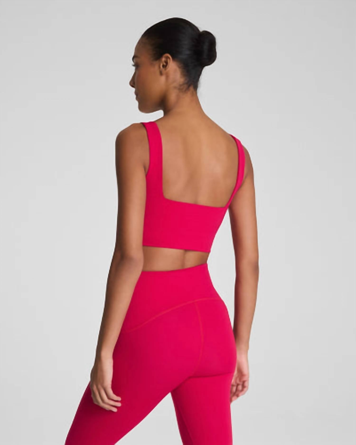 Spanx - Cropped Square Neck Shelf Tank Top