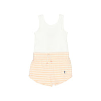 Búho - Girl's Terry Striped Jumpsuit
