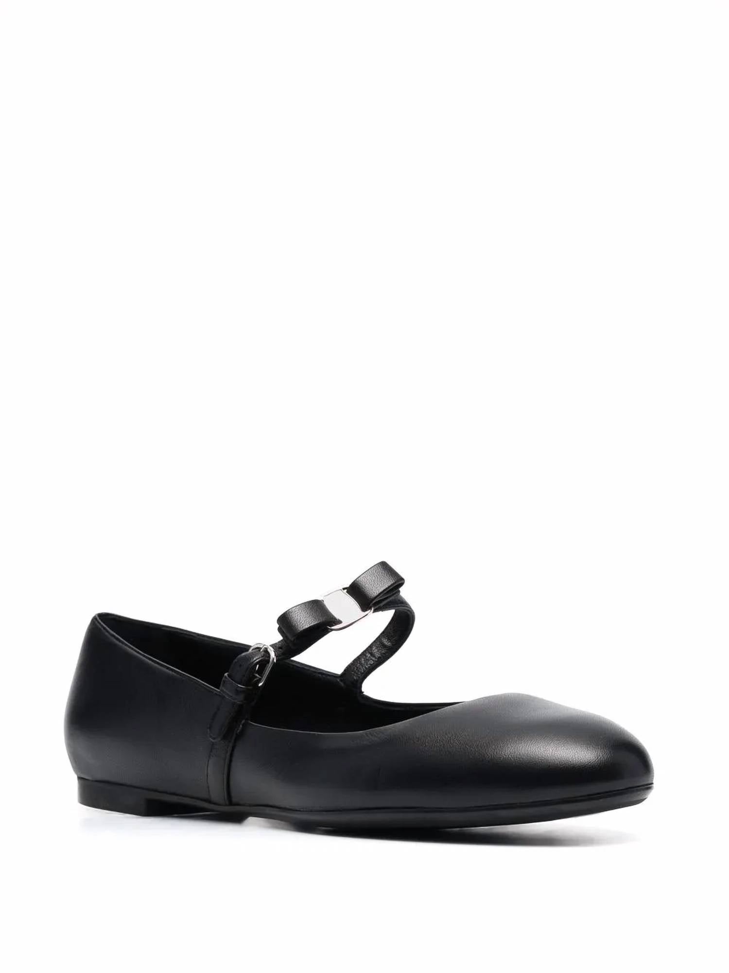 Salvatore Ferragamo - Women's Lizz Leather Ballerina Shoes