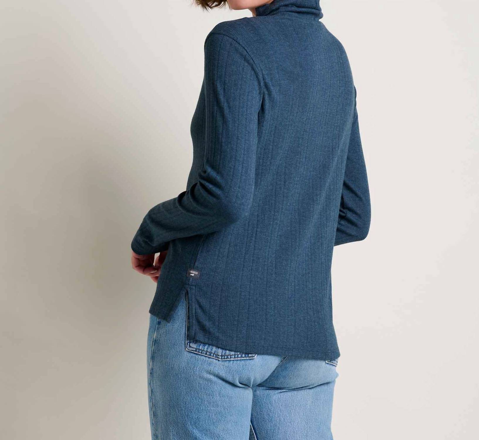 Toad&Co - Foothill Pointelle Long Sleeve Turtleneck Sweater