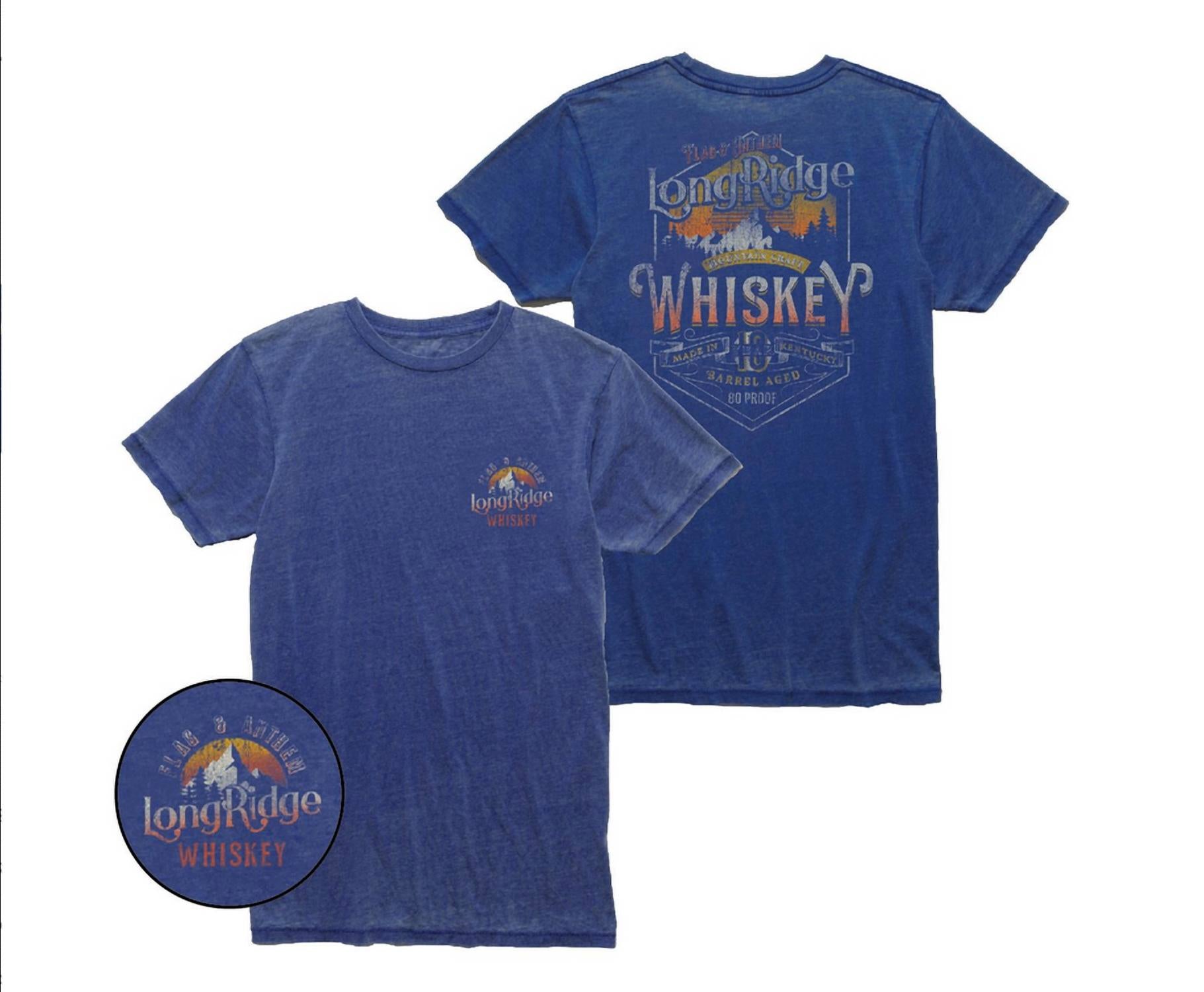 Flags & Anthem - Men's Long Ridge Whiskey Short Sleeve Tee