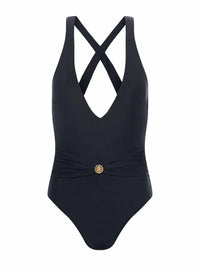 L'Agence - Lisa Plunge One-Piece Swimsuit