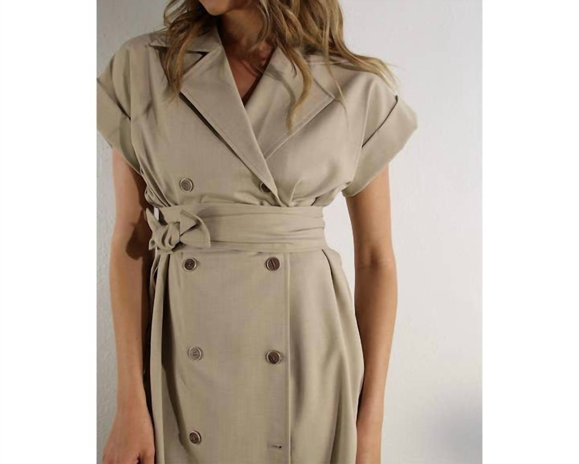 Mulla - Mina Pleated Back Trench Jacket