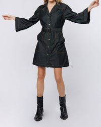 Ciebon - Franny Denim Button Down Mini Dress