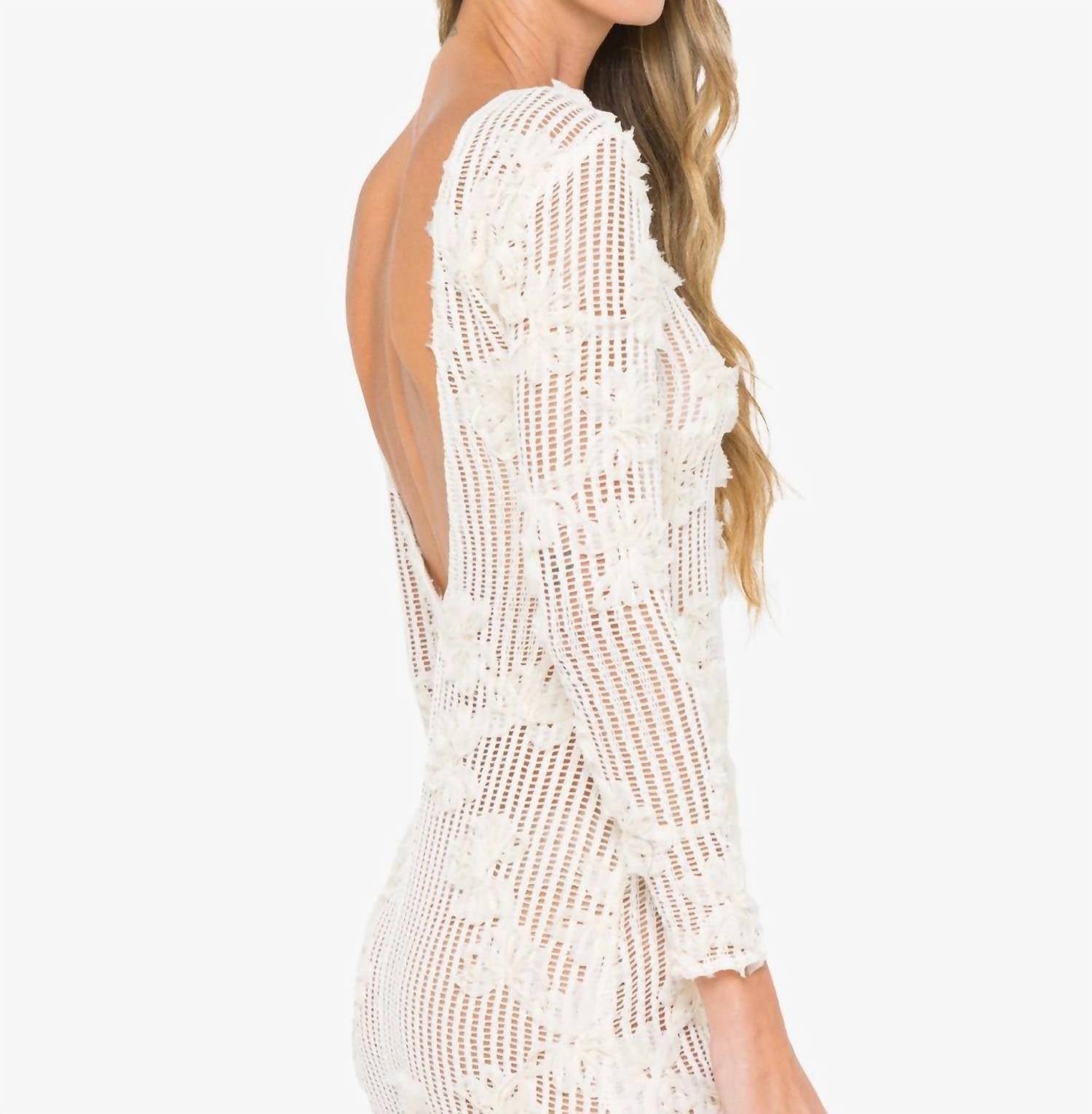 Jbq - Azalia Crochet Maxi Dress