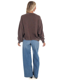 Free People - Slow It Down Long Sleeve Pullover Sweater