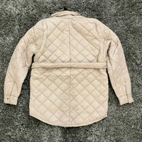 Brave Soul - Women's Diamond Quilted Belted Jacket