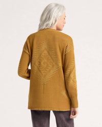 PENDLETON Textured sierra springs cardigan in bronze curry - women's cardigan - alternate view