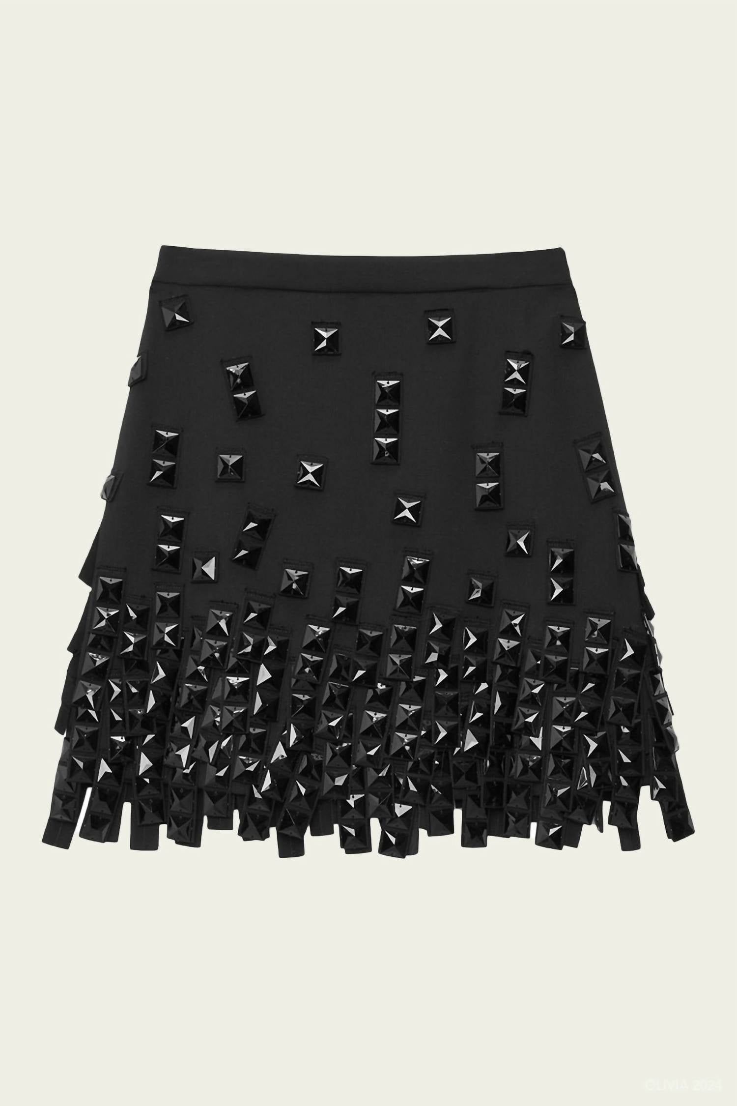 Msgm - Beaded A-line Skirt