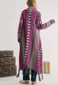 Davi & Dani - As it Was Fringe Cardigan
