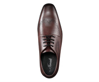 Amali Men's Rui Oxford Shoes in burgundy - men's shoe - view 4