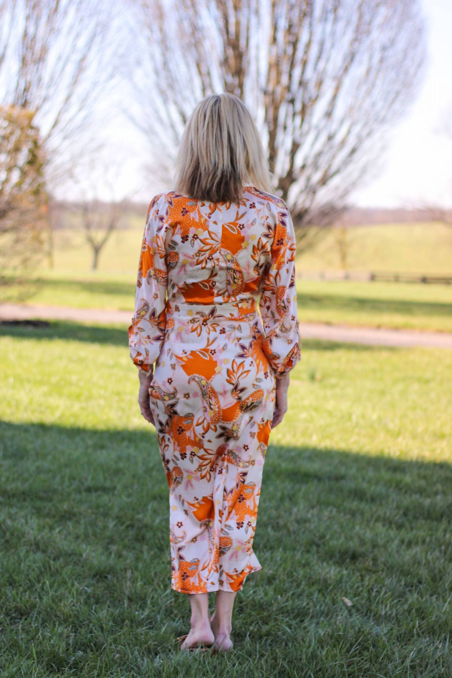 Sweet Lemon - Sunrise Serenade Midi Dress