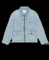 The Great. - Zip Front Chore Jacket