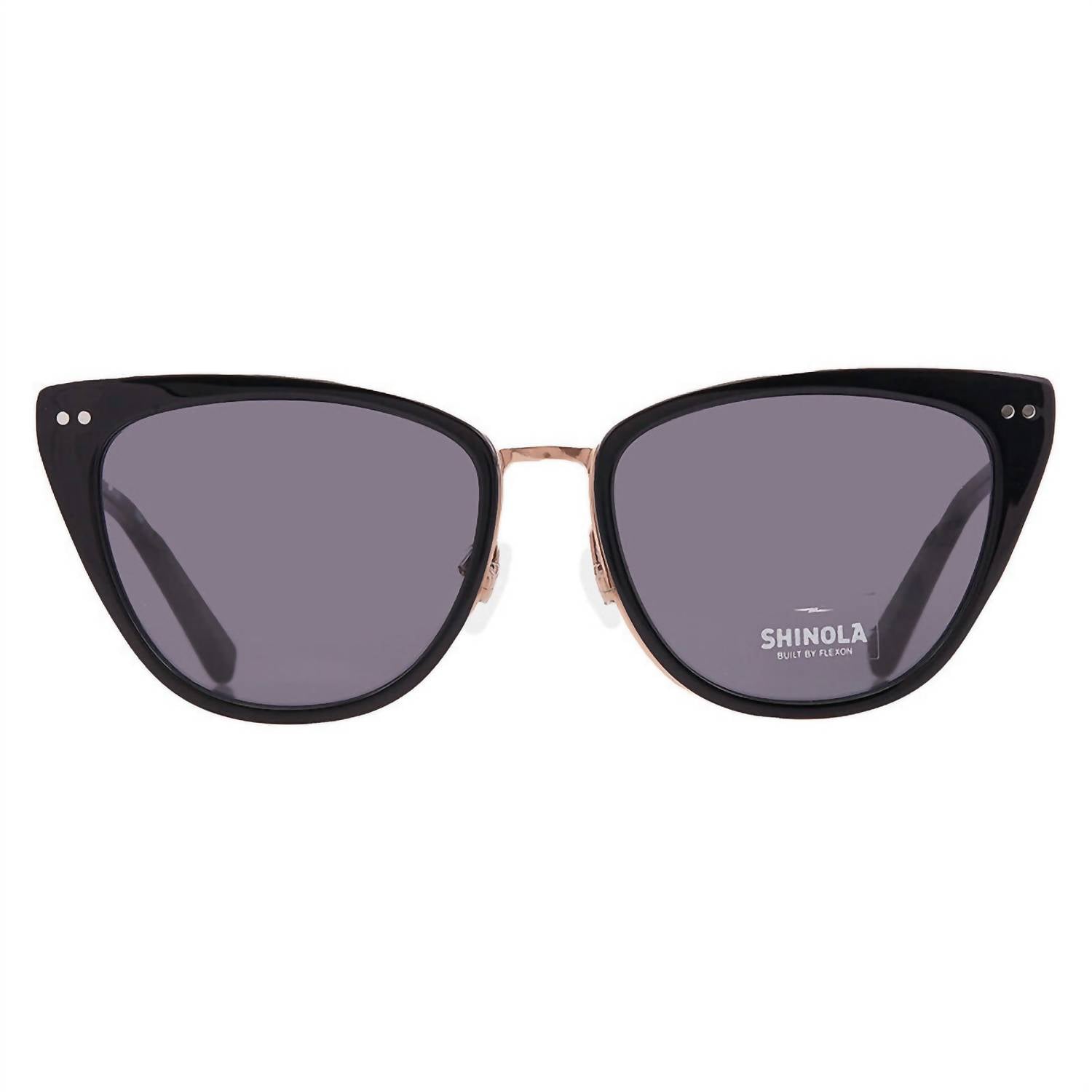 Shinola Women's Cat Eye Sunglasses in grey - women's accessory - detail view