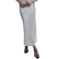 Saint Art - Talia Charmeuse Midi Skirt