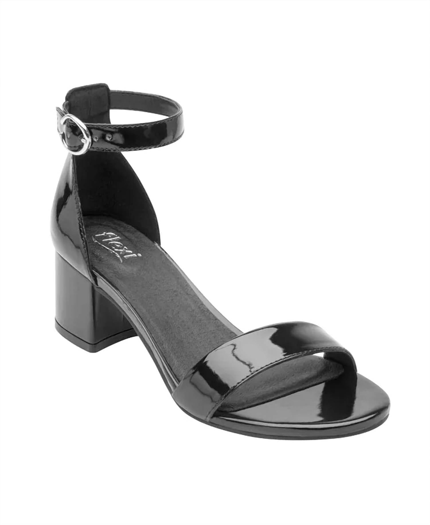 Leather Ankle Strap Dress Sandals