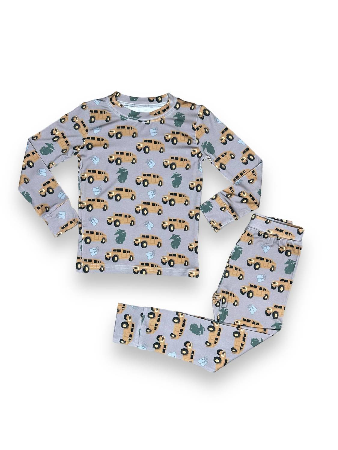 Miller & Co. - Kids' Bamboo Long Sleeve Two Piece Pajama Set
