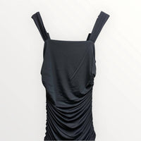 Art & Love Usa - Sleeveless Solid Ruched Maxi Dress