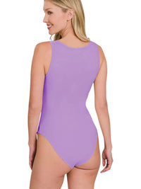 Zenana - Seamless V-cut Bodysuit